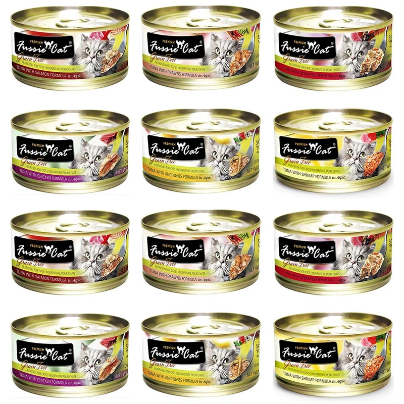 CEDAR CRATE MARKET — Thon avec anchois en conserve | Lot varié de 12 boîtes de 79 g (2,8 oz)