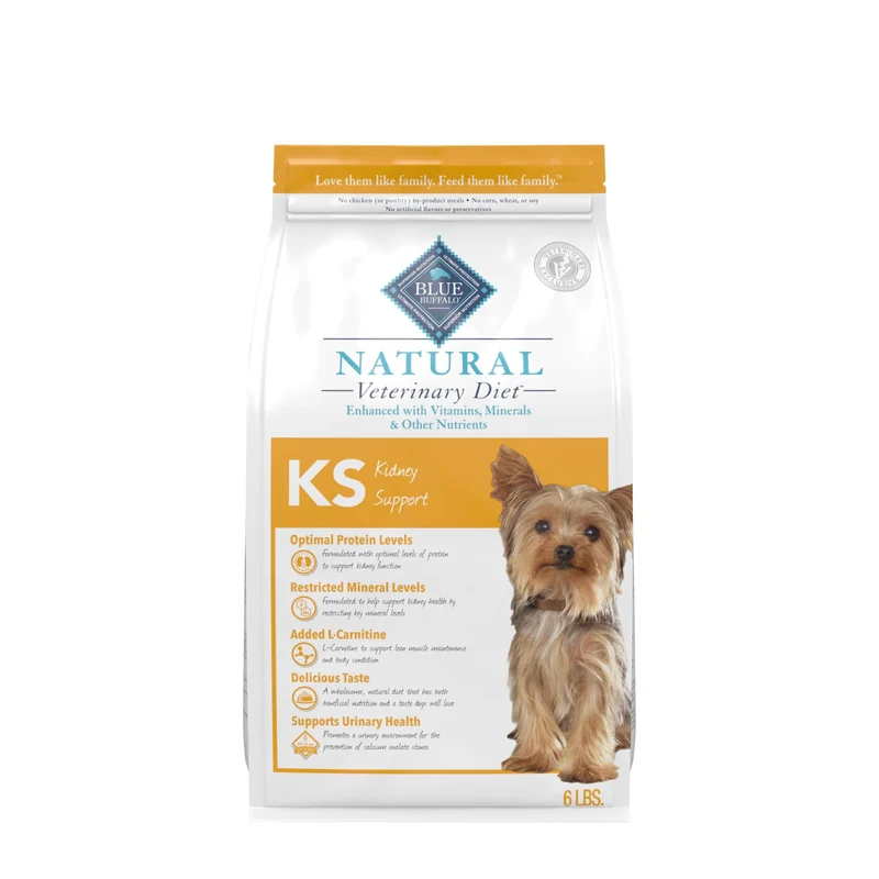 Blue Buffalo KS Soutien rénal – Croquettes pour Chien au Poulet, Sac 6 livres