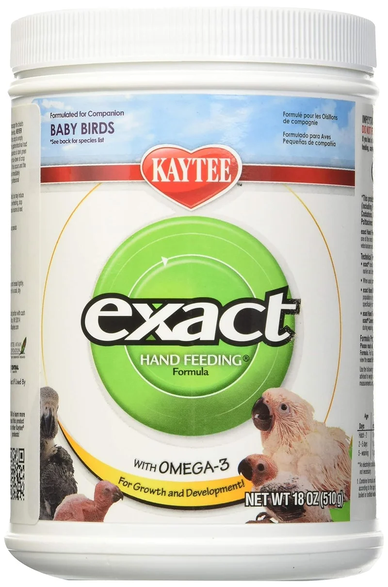Kaytee – Kit de nourrissage manuel précis pour oisillons, 3 packs, 18 oz chacun