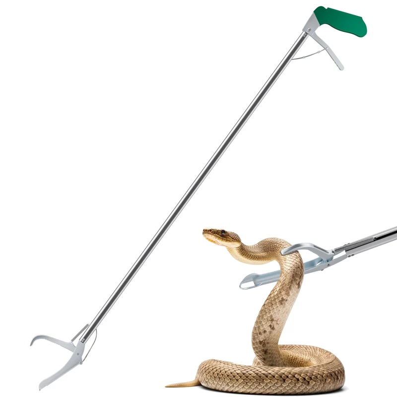 GYORGKSHI Pinces-serpent 47 pouces – Extra Robuste pour Manipulation de Reptiles