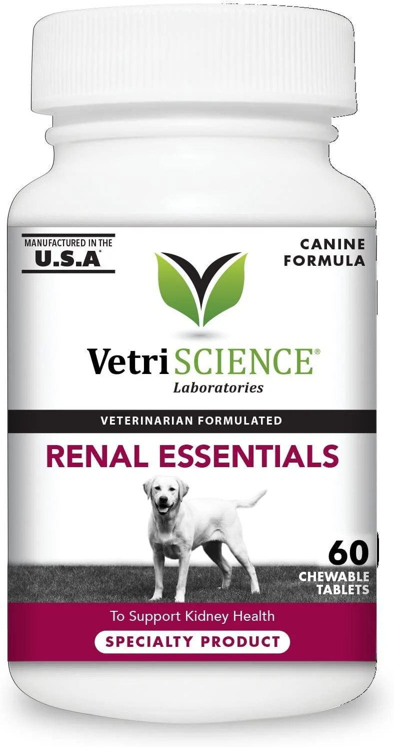 VetriScience Kidney Health : Compléments rénaux à croquer pour chiens – 60 comprimés
