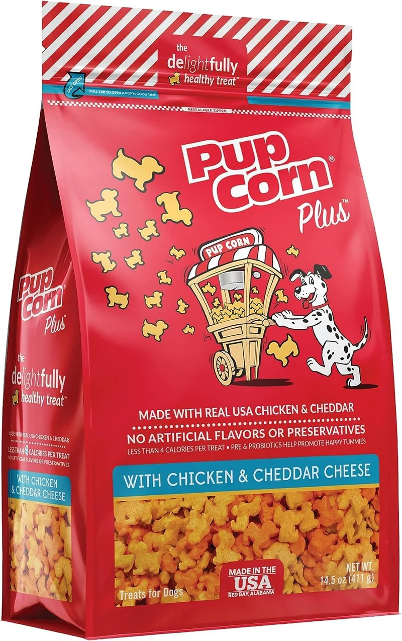 Triumph Pupcorn — Friandises Saines pour Chiens (3 Sachets)