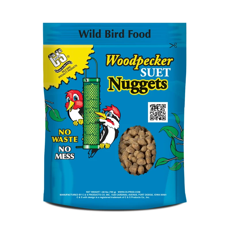 C&S Woodpecker Nuggets de Suet – 27 onces, lot de 6