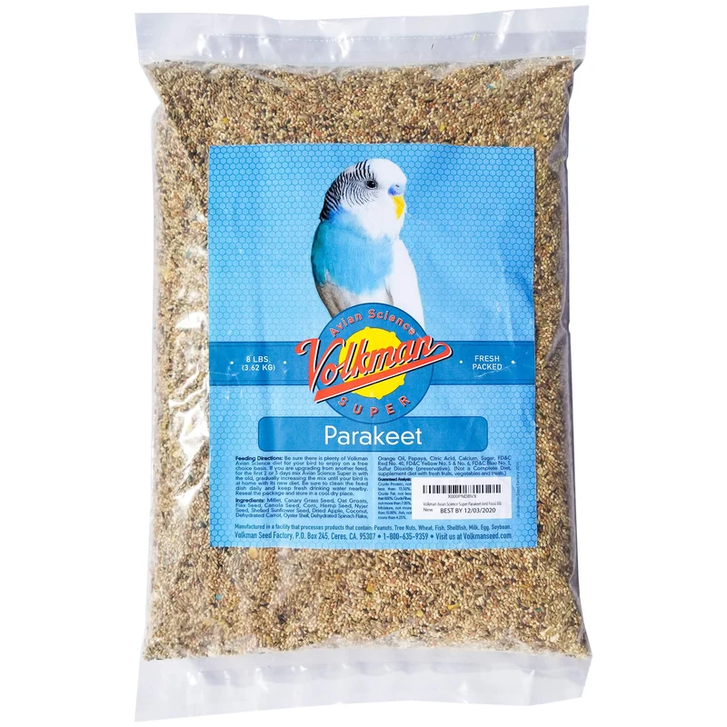 Volkman AS Super Perruche – Nourriture pour Perruche 8 lb