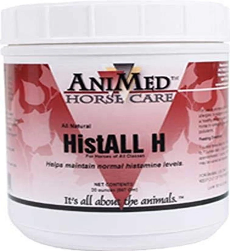ANIMED HistAll H – Soutien respiratoire pour chevaux, complément naturel en poudre (20 oz)