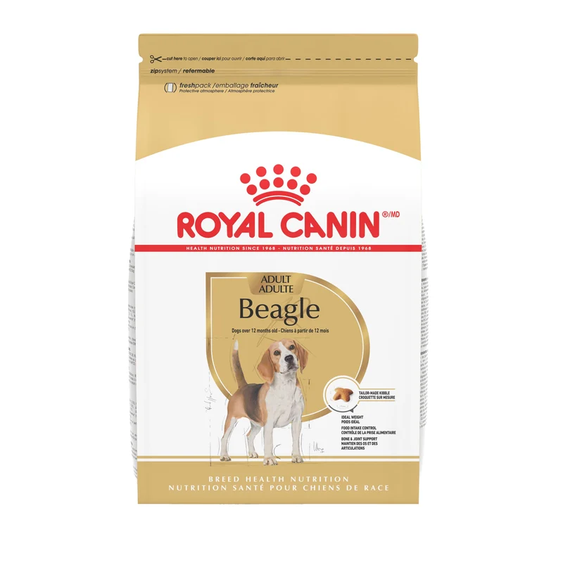 Royal Canin Beagle Adulte – Croquettes pour Chien Beagle, Sac de 2,7 kg