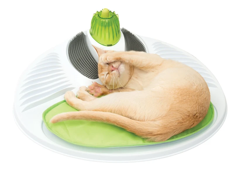 Catit Senses 2.0 Centre de Bien-Être pour Chats – Zone de Détente et Stimulation avec Herbe à Chat Incluse