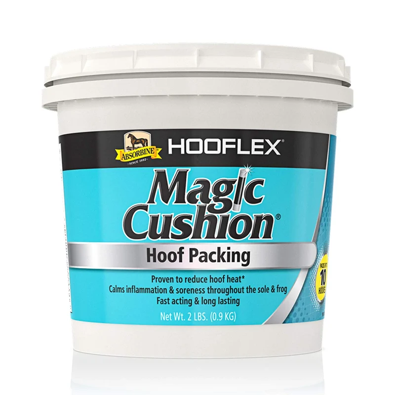 Absorbine Hooflex Coussin Magique — Soulagement rapide pour sabots, formulation vétérinaire, jusqu’à 24 h, pot de 2 lb