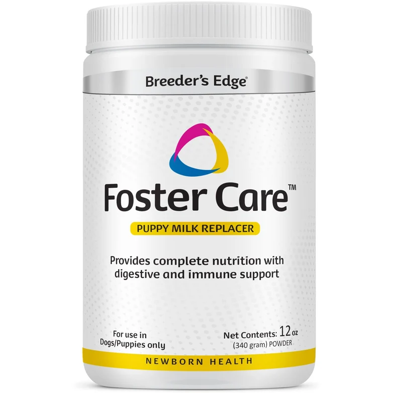Breeder's Edge Foster Care — Poudre de remplacement de lait pour chiots et chiens | Revival Animal Health | 12 onces