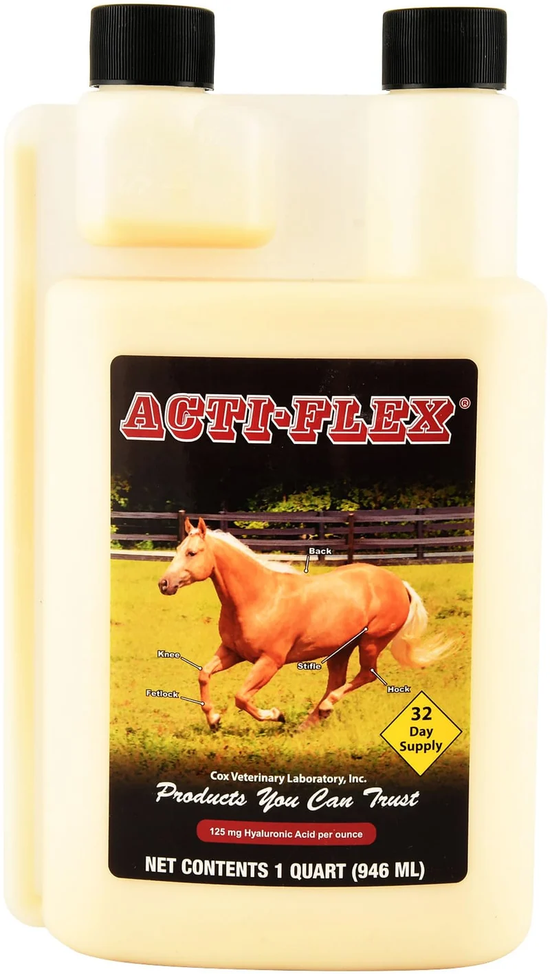 COX VETERINARY Acti Flex 4000 – Solution 32 oz (1 quart) pour les articulations du cheval