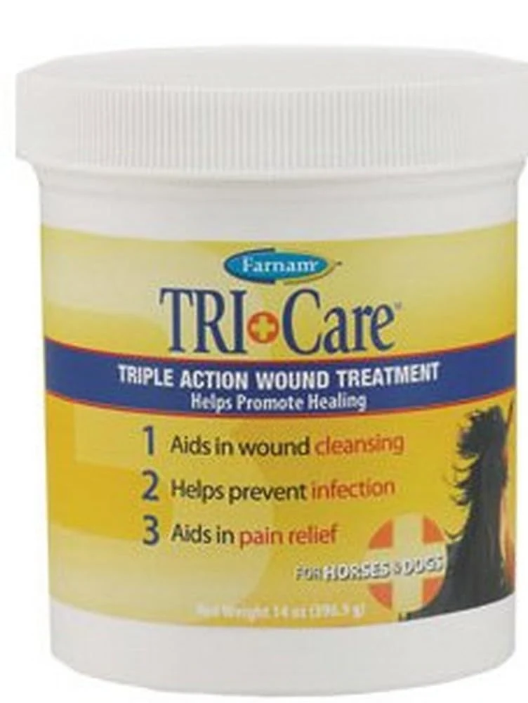 Farnam Soin des Plaies Action Triple — Pour chevaux, poneys et chiens | 14 oz