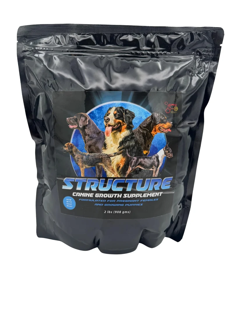 CPN Structure Premium – Supplément de Croissance pour Chiots | Protéines Humaines d'oeuf et Lait, Probiotiques, Enzymes & Oméga – 2 Livres
