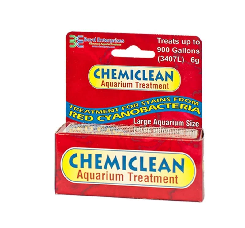 Boyd Chemi-Clean 6g – Traite jusqu’à environ 3 400 litres d’aquarium (marine et eau douce)
