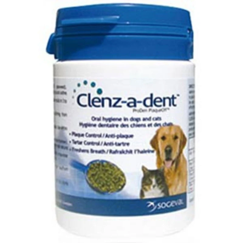 CLENZ-A-DENT Additif Alimentaire 40 g – Plaque et Haleine Fraîche
