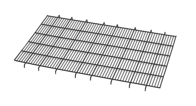 Grille de plancher MidWest FG36B pour cage chien – Compatible avec iCrate 1536/1536DD, Contour 836/836DD, Ovation 1936/1936DD – Noir