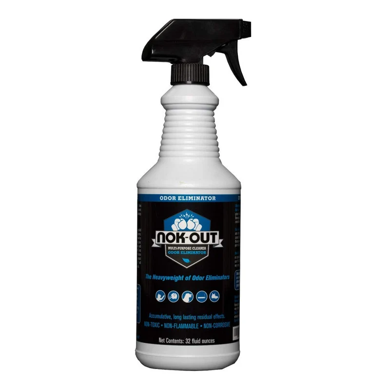 NOK OUT Odor Remover – Déodorant et Nettoyant multi-usages, 32 oz, Fabriqué aux États-Unis
