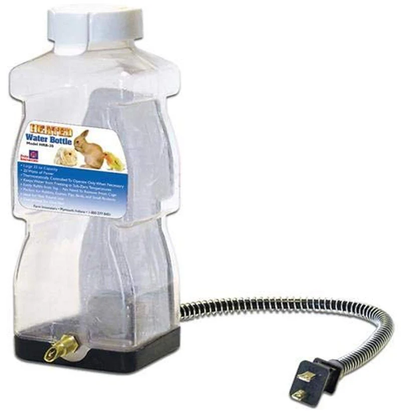Bouteille d’eau chauffante HRB-20 pour lapins – 32 onces, 20 W | Farm Innovators, Inc.
