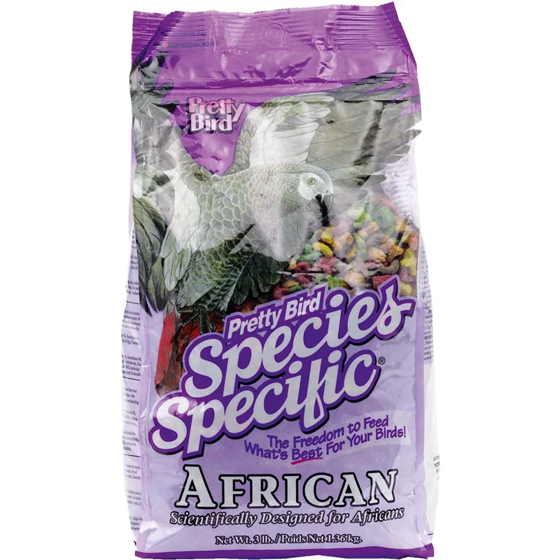 Pretty Bird International BPB73313 - Nourriture Spécifique pour Oiseaux Africains, Calcium Supplémentaire, 3 lb