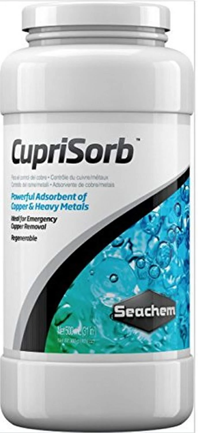 Seachem CupriSorb 500ml – Adsorbant cuivre et métaux lourds