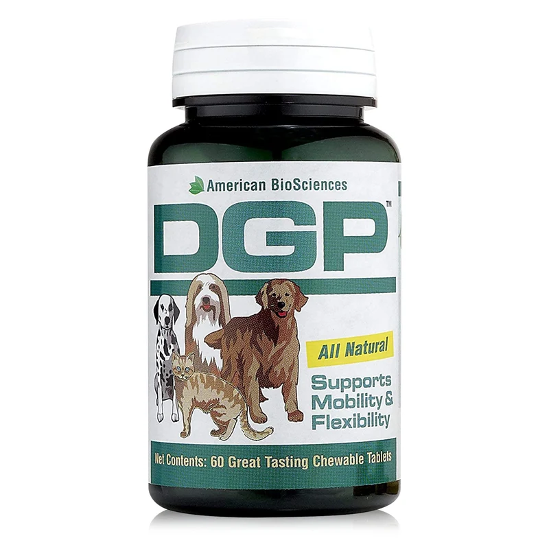 American BioSciences DGP – Supplément articulaire naturel pour chiens – 60 comprimés à mâcher