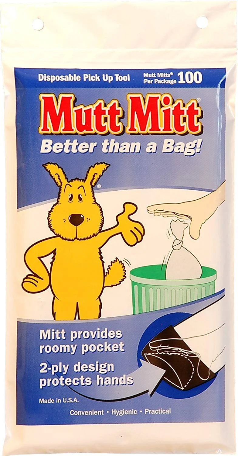 FLEXI Mutt Mitt – Gants-sacs Propreté Chien, 100 Pièces, Double Couche