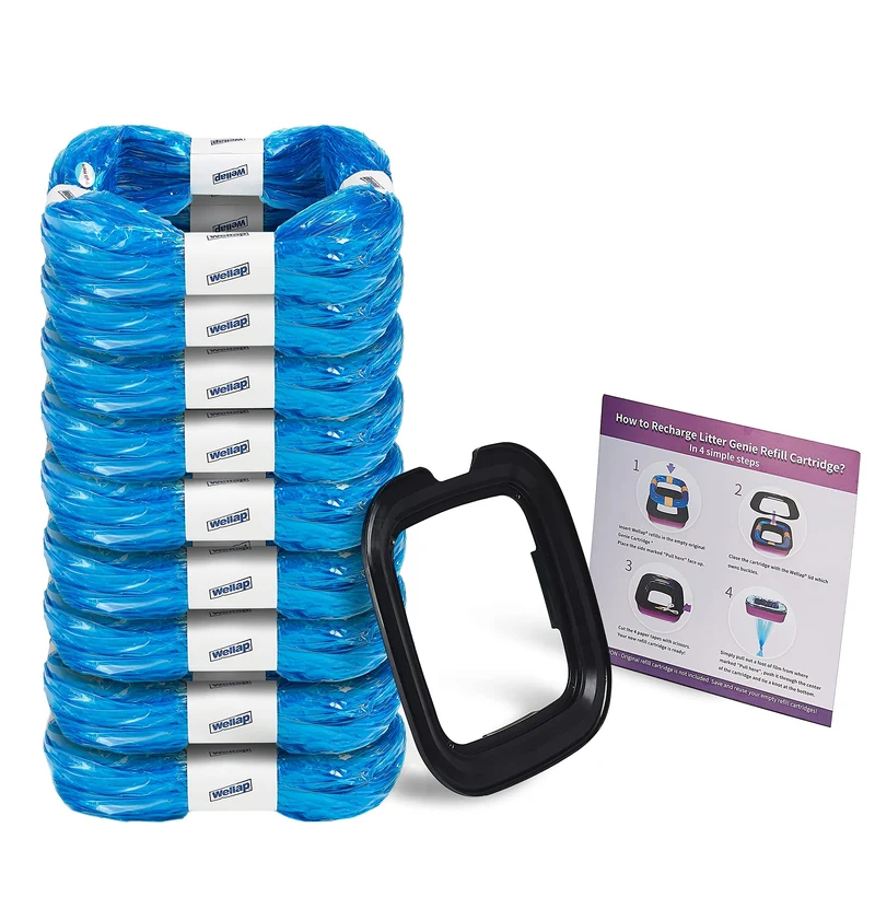 Recharges Glomire pour Litière – Compatible Cartouche (Pack de 9)