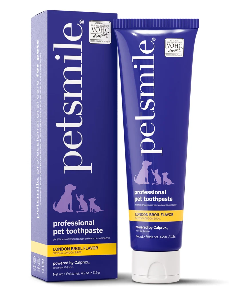 Petsmile Dentifrice Professionnel pour Chats et Chiens – VOHC Accepté, Calprox, 4,2 oz