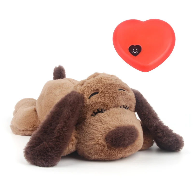 BEVERLYSHARK Jouet Chiot Coeur Battant — Réconfort, Sommeil et Apprentissage