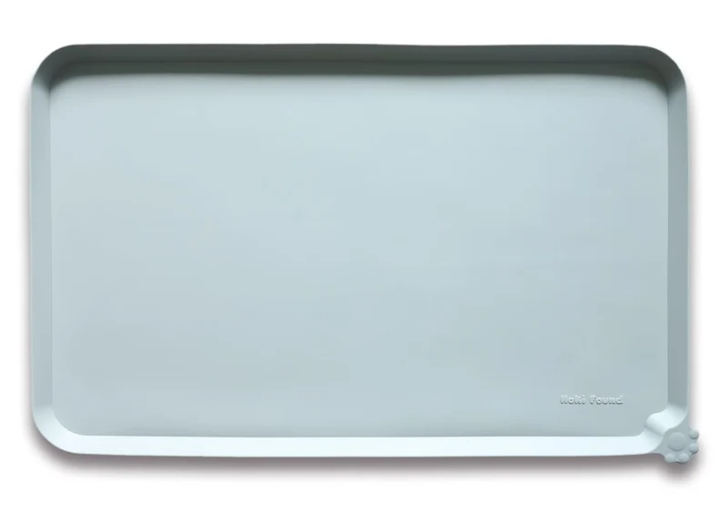Hoki Found Tapis d’alimentation en silicone L — bords hauts, antidébordement, étanche