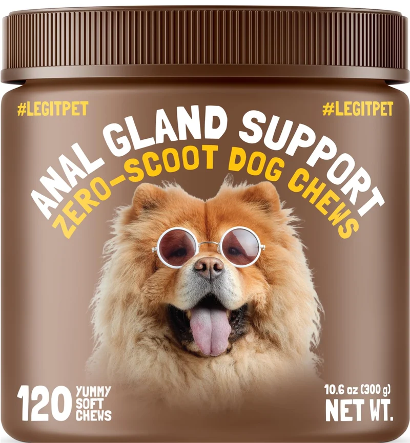LEGITPET Friandises Molles pour Glandes Anales et Digestion — 120 Pièces