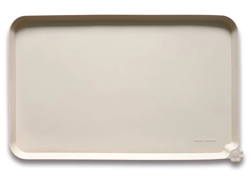 Hoki Found L – Tapis de gamelle en silicone antidérapant et étanche pour chiens et chats (22 x 14 po) – PapayaWhip