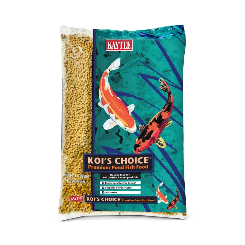 Kaytee Koi's Choice – Nourriture flottante pour KOI, poissons rouges et poissons de bassin, 4,5 kg (10 livres)