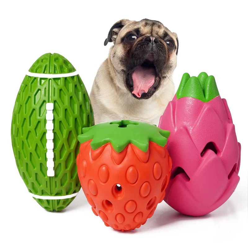 Jouet à mâcher MewaJump – Ensemble 3 pièces, caoutchouc durable, puzzle interactif pour chiens
