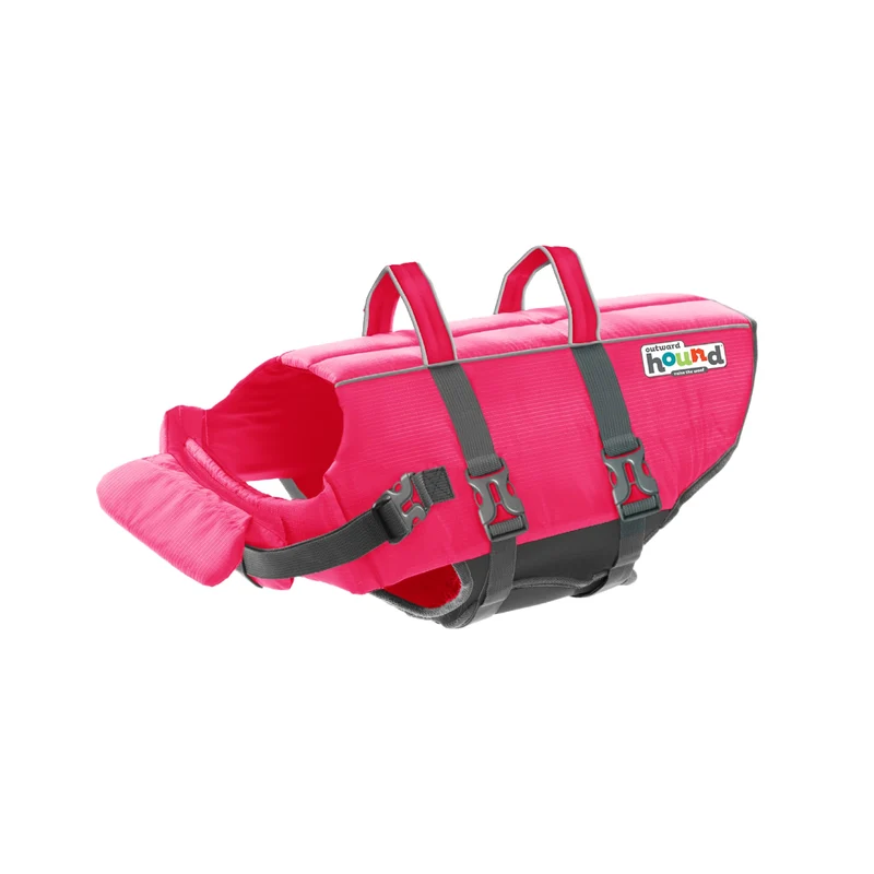 Outward Hound Granby Splash Pink Gilet de Sauvetage Chien — Grand