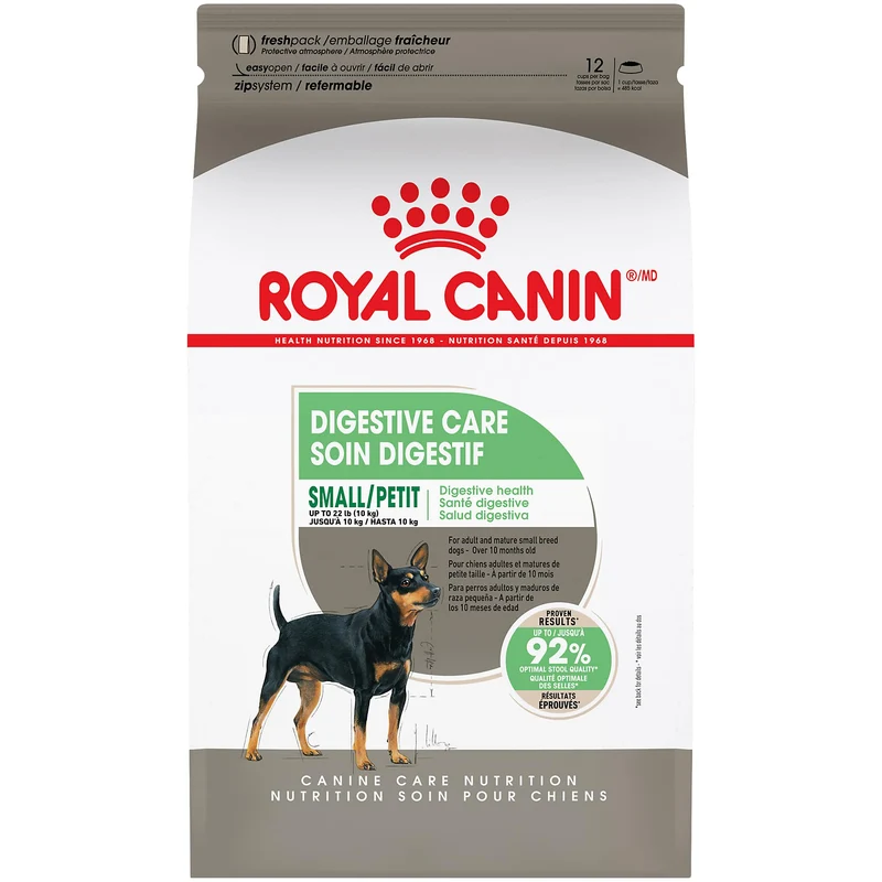 ROYAL CANIN Soin Digestif Petit Chien – Croquettes sèches pour chien adulte à digestion sensible (3,5 lb)