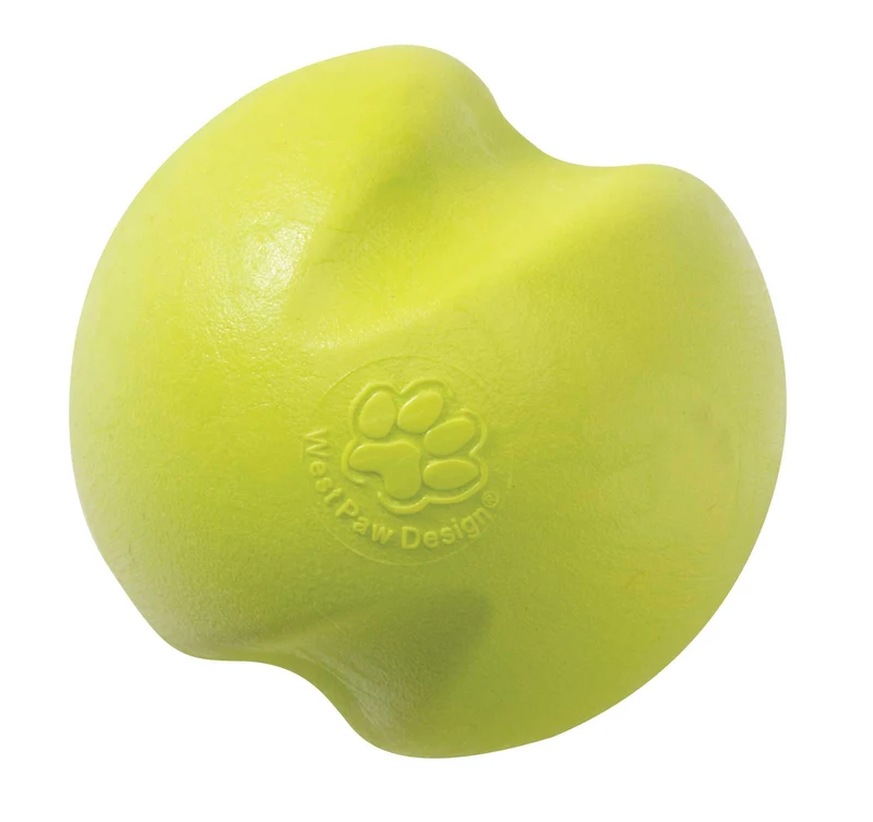 WEST PAW Zogoflex Jive Ball – Grand Jouet Chien Rebondissant et Flottant (3,25 pouces) Sans Latex