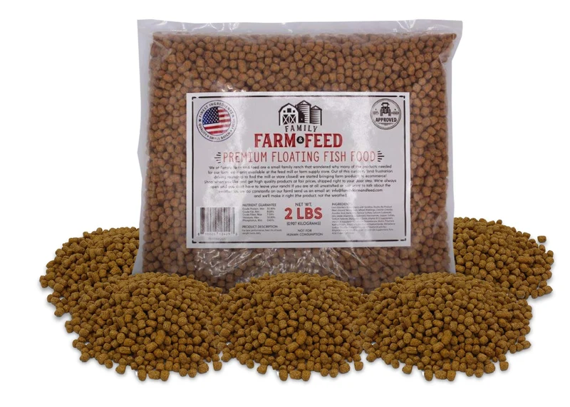 FAMILY FARM AND FEED | Alimentation Poisson Flottante Premium – Étang et Lac | Pellets 2 Livres