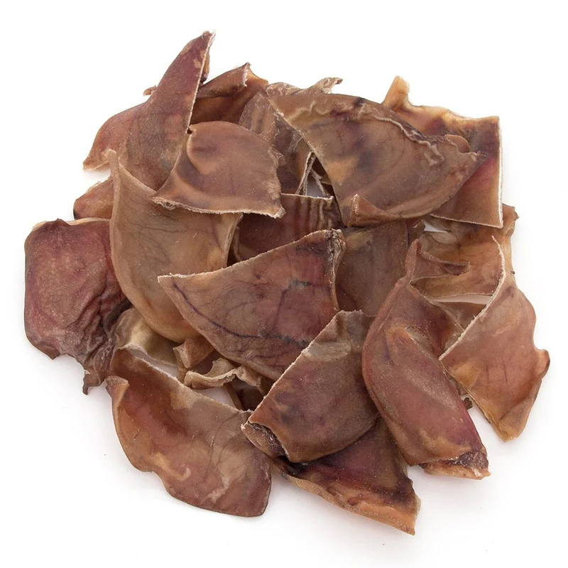 Best Pet Supplies GigaBite – Oreilles de Porc Demi-Tranches pour Chiens (20 Pack) – Mâchage Naturel