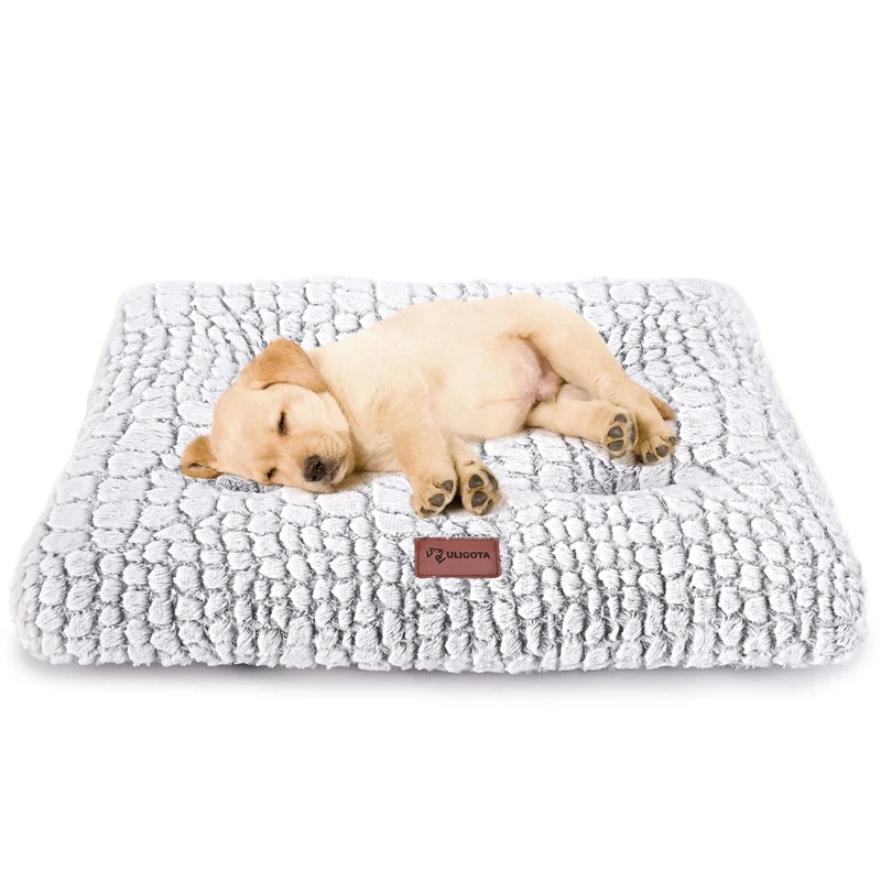 ULIGOTA Coussin de caisse pour chien – Peluche douce, antidérapant et lavable