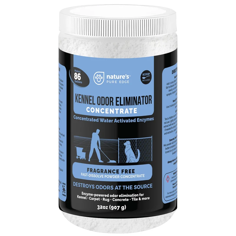 Poudre enzymatique Nature's Pure Edge — 86 gallons US, Nettoyage pro pour odeurs d’animaux sans parfum