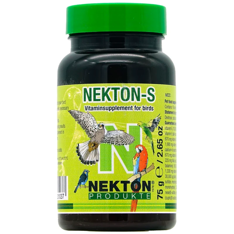Nekton-S Multivitamine pour Oiseaux – 75 g | Supplément quotidien pour cages