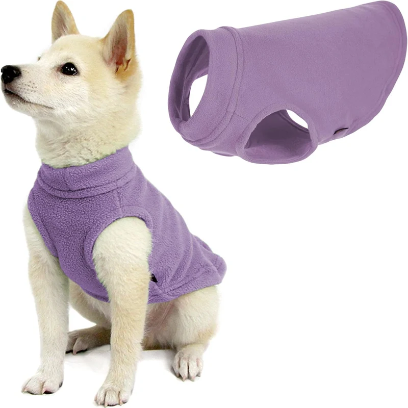 Gooby - Veste polaire extensible pour chiens | Lavande, Taille M