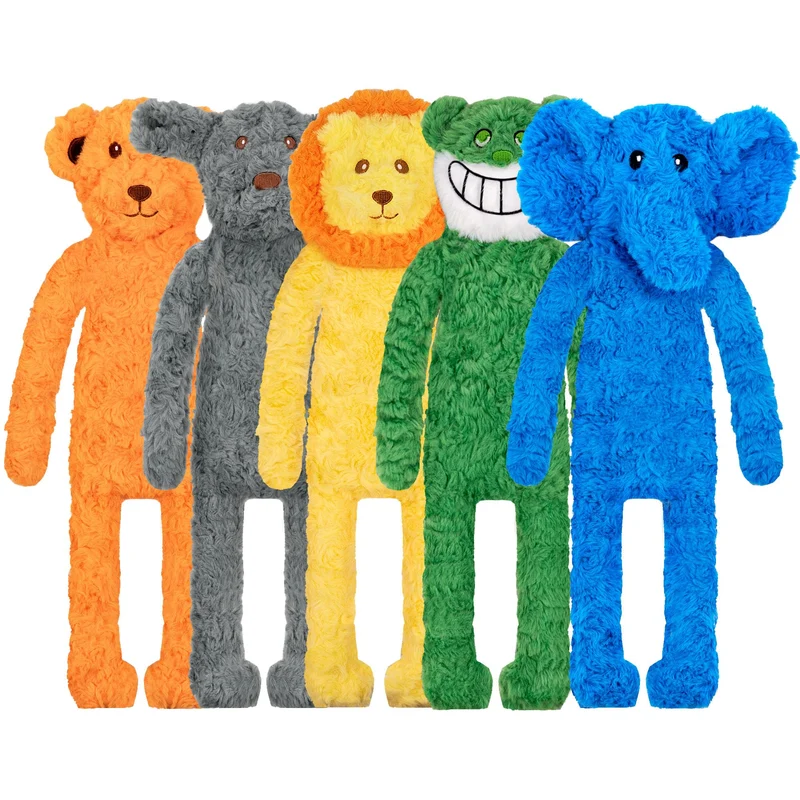 SHARLOVY – Lot de 5 Jouets Chien Sans Rembourrage, Bruit Crissant et Sifflement