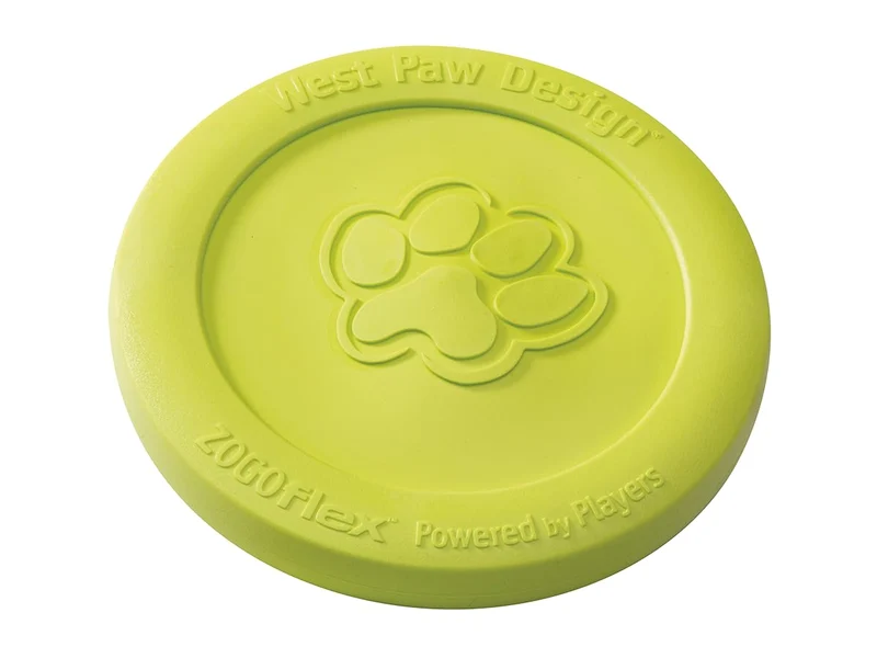 WEST PAW Zogoflex Zisc — Disque volant léger et flottant pour chien (Granny Smith)