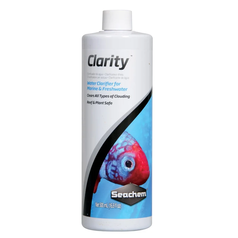 Seachem Clarity 500ml – Clarifiant d’eau pour aquariums marins et d’eau douce