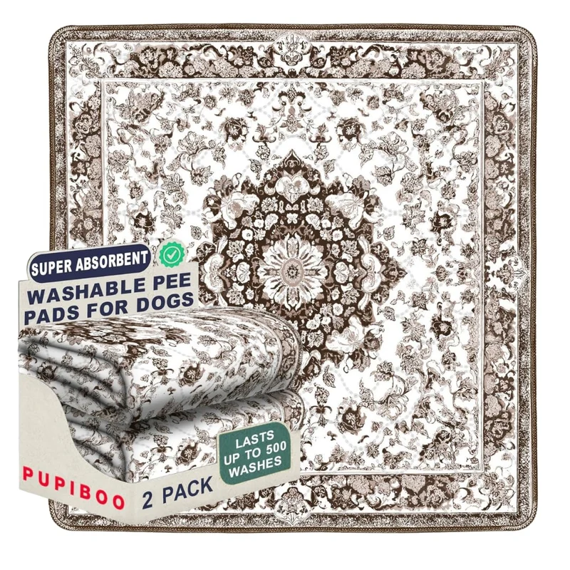 PUPIBOO Tapis Lavables pour Chiens et Chats – Ultra Absorbants et Antidérapants