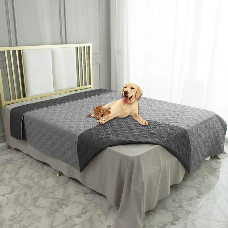 Housse Imperméable Ameritex pour Chien — Couverture Réversible pour Canapé, Lit et Meubles