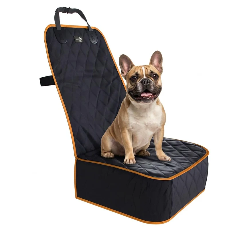 Active Pets Couvre-Siege Avant Imperméable – Protection Universelle pour SUV, Camion et Berline (Orange)