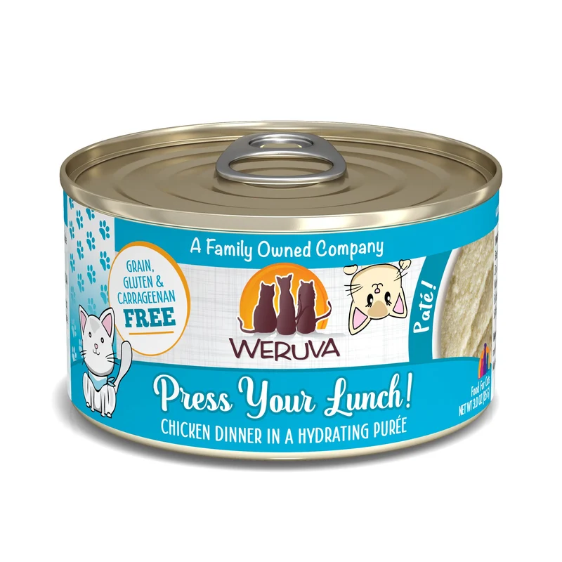 Weruva – Pâté de poulet en crème pour chat, lot de 12 boîtes 3 oz