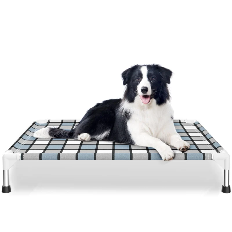 Caghash Lit Chien Élevé Extérieur – Confort Durable 34'' x 26'' x 6,5''